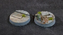 Bases - Urban Warfare, Round 25mm (x10) -Warsenal 1253 Urban Warfare Bases Round 2