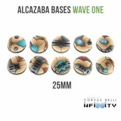 Alcazaba Bases Wave One -Warsenal Alcazaba bases wave one 25mm