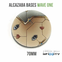 Alcazaba Bases Wave One -Warsenal Alcazaba bases wave one 70mm