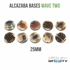Alcazaba Bases Wave Two -Warsenal Alcazaba bases wave two 25mm