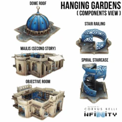 Alcazaba Hanging Gardens (W/ Spiral Staircase) -Warsenal Components