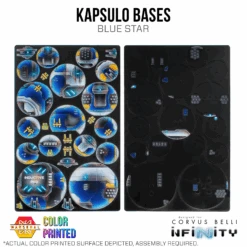 Kapsulo Bases [Color Printed] -Warsenal KapsuloBases BlueStar