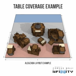 Alcazaba Hanging Gardens (W/ Spiral Staircase) -Warsenal LayoutExample