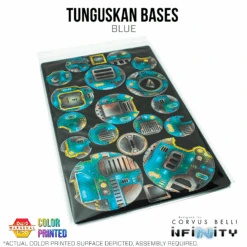 Tunguskan Bases [Color Printed] -Warsenal TunguskanBasesBlue
