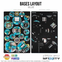 Tunguskan Bases [Color Printed] -Warsenal TunguskanBasesBlueDisplay