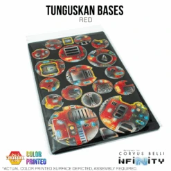 Tunguskan Bases [Color Printed] -Warsenal TunguskanBasesRED