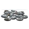 30mm Northern Tribes Scenery Bases, Alpha Series -Warsenal WW20003 000430mmNorthernTribesSceneryBases AlphaSeries