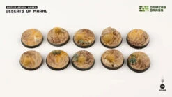 Bases - Deserts Of Maahl, Round 25mm (x10)