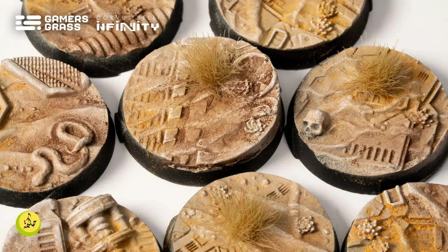 Bases - Dunes Of Bourak, Round 25mm (x8) 5 Bases - Dunes Of Bourak, Round 25mm (x8) - Image 3