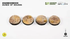 Bases - Dunes Of Bourak, Round 40mm (x4)