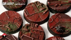 Bases - Nomad Crew Deck, Round 25mm (x8) -Warsenal nomad crew deck r25mm detail 160