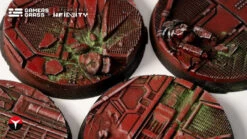 Bases - Nomad Crew Deck, Round 40mm (x4) -Warsenal nomad crew deck r40mm detail 160