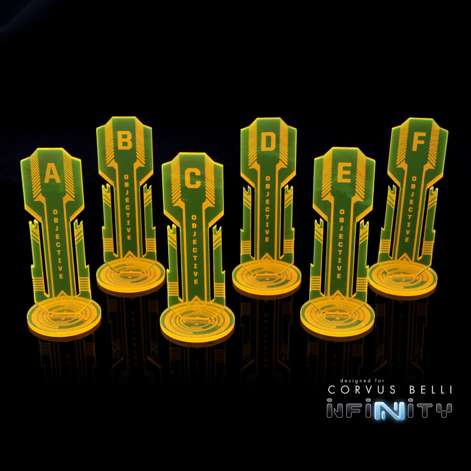 Acrylic Sci Fi Objectives 6 Pack 3 Acrylic Sci Fi Objectives 6 Pack