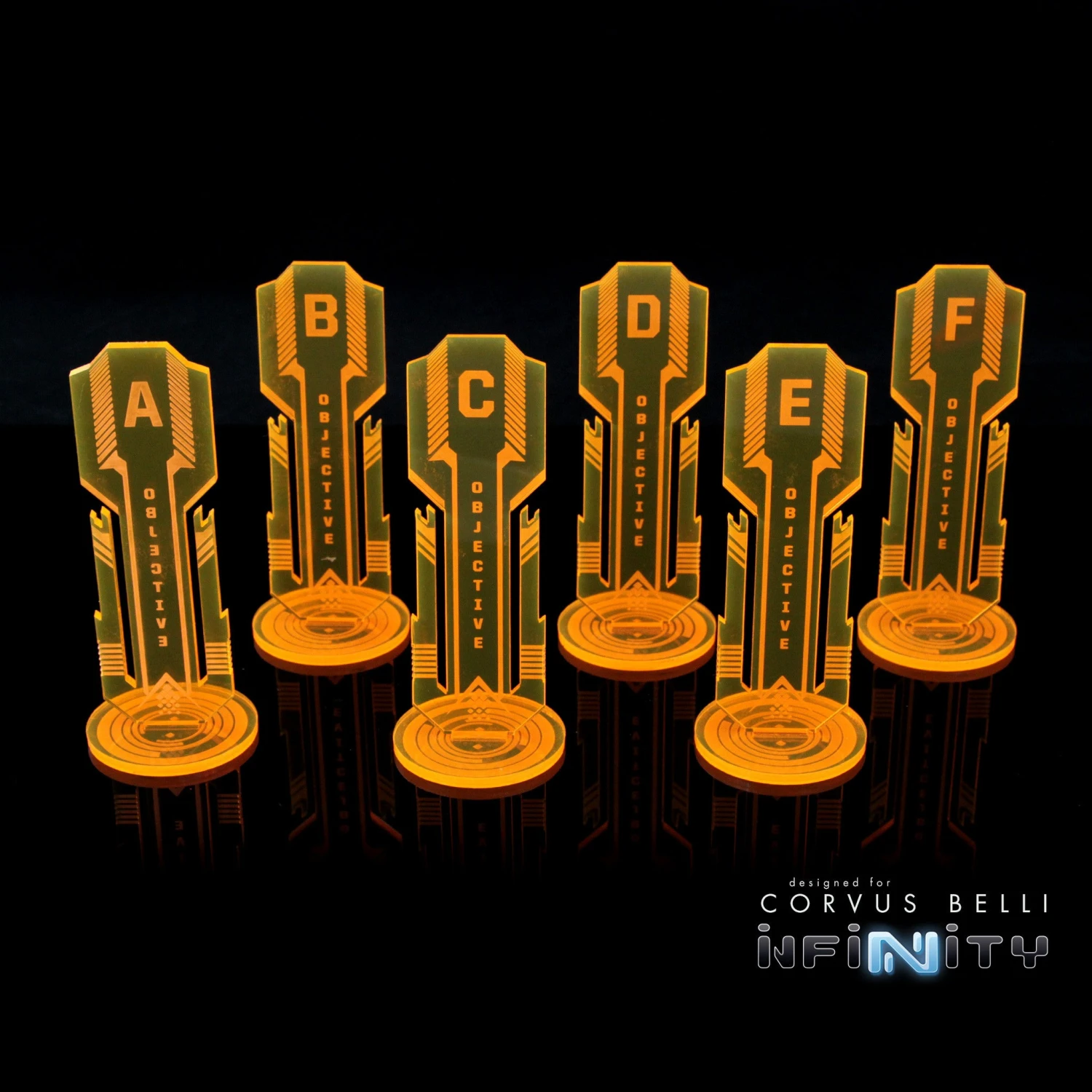 Acrylic Sci Fi Objectives 6 Pack 5 Acrylic Sci Fi Objectives 6 Pack - Image 3