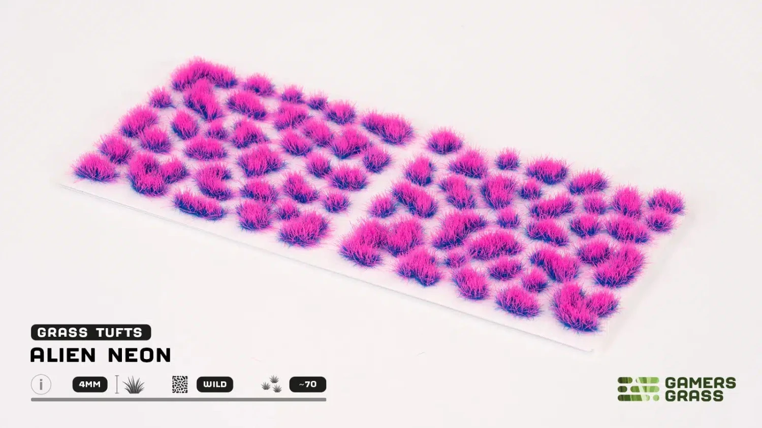 Alien Neon Tufts 4MM - Wild 3 Alien Neon Tufts 4MM - Wild