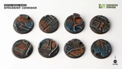 Bases - Spaceship Corridor, Round 32mm (x8)